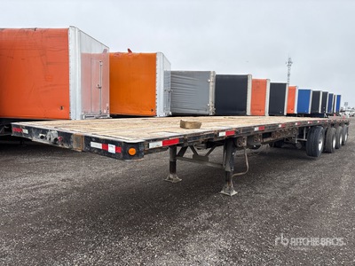2014 Manac 53 ft Quad/A Flatbed Trailer