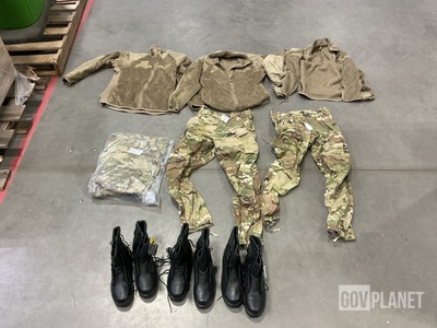 (19) Pairs of Cold Weather Trousers, (10) Cold Weather Jackets & Assorted Items
