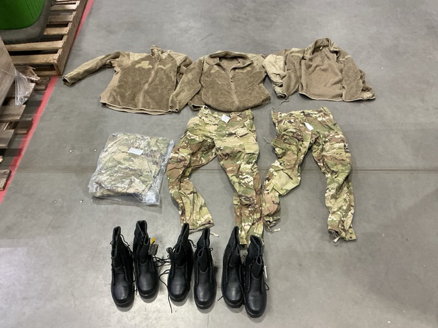 (19) Pairs of Cold Weather Trousers, (10) Cold Weather Jackets & Assorted Items