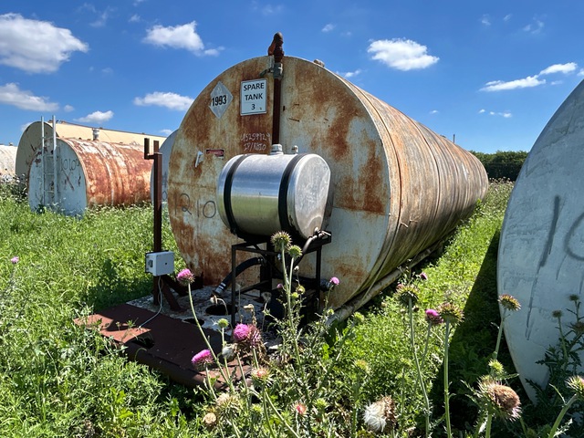 12000 gal Skid Mounted Steel Diesel Fuel Tank