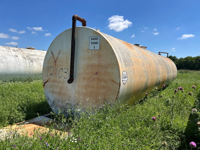 2013 12000 gal Skid Mounted Steel Diesel Fuel Tank