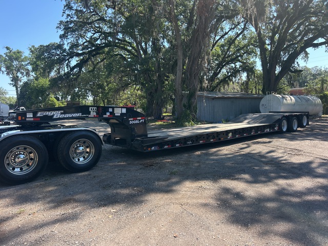 2024 Eager Beaver 50GSL-PT 50 ton T/A Single Drop Removable Gooseneck Lowboy Trailer