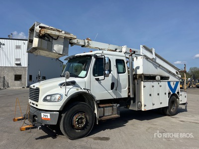 2014 Posi-Plus 800-40 35 ft on 2014 Freightliner M2 106 4x2 Extended Cab Cable Placer Bucket Truck