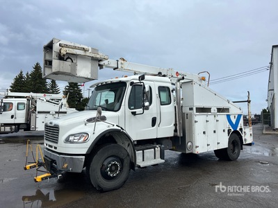2014 Posi-Plus 800-40-025 35 ft on 2014 Freightliner M2 106 4x2 Extended Cab Cable Placer Lkw-Arbeitsbühne