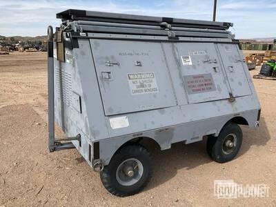 Unicor NF2D Light Tower Kubota Diesel Engine, 2 Lamps, Tandem Axle Trailer Chassis, Lunette Ring Light Tower