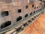 Undercarriage with Left Track Rollers
