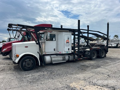 2007 Peterbilt 379 6x4 Sleeper Car Carrier Truck
