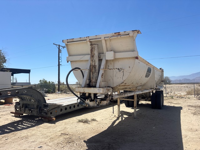 1980 Cook 27 ft T/A End Dump Trailer