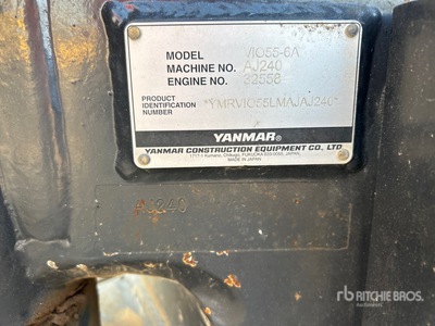 2021 Yanmar VIO55 Mini-pelle