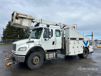 2014 Posi-Plus 800-40 on 2014 Freightliner M2 106 4x2 Extended Cab Cable Placer Bucket Truck