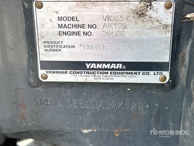 2022 Yanmar VIO55 Mini Excavator
