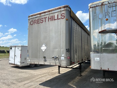 2000 Trailmobile Open Top - Air Slider Flatbed Trailer