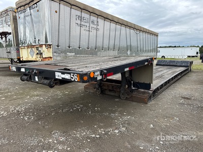 2013 Fontaine 48 ft T/A Double Drop مقطورة سطح السفينة