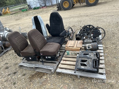 Quantity of (4) Pallets of Truck Seats & Parts
