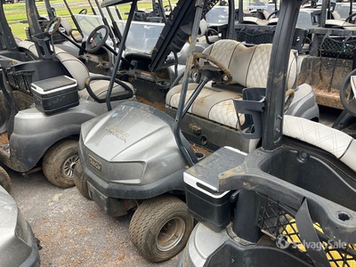 Quantity of (5) Club Car Tempo Electric Golf Carts (Inoperable)