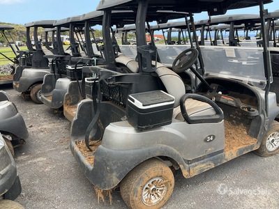 Quantity of (5) Club Car Tempo Electric Golf Carts (Inoperable)