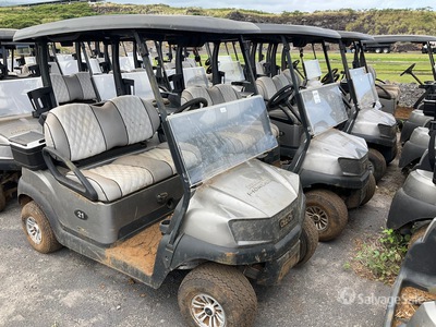 Quantity of (5) Club Car Tempo Electric Golf Carts (Inoperable)