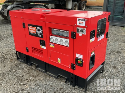 15kVA 15 kVA Skid-Mounted Generator Set (Unused)