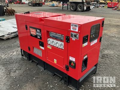 EXEQ25-3 25 kW Skid-Mounted Generator Set (Unused)