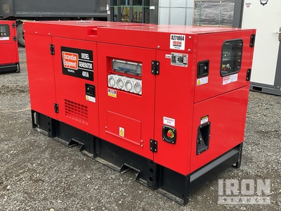 EXEQ40-3 40 kVA Skid-Mounted Generator Set (Unused)