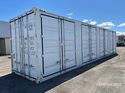 2023 40 ft High Cube Multi-Door Storage Container
