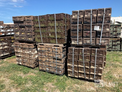 (180) Metal Ammo Boxes