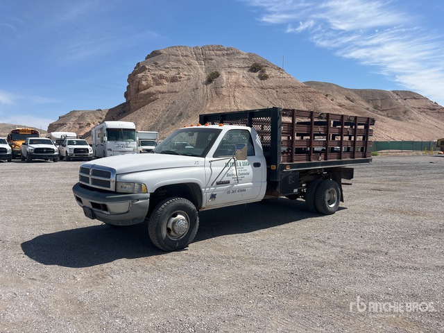 1998 Dodge 3500 4x2 Flatbed Dump Truck