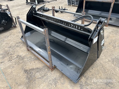 2025 GIYI GY-KH72 1800 mm Multi-Purpose Skid Steer Bucket (Unused)