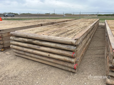 Quantity of (6) 8 Ft X 40 Ft Rig Mats