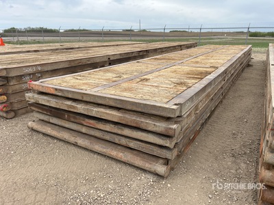 Quantity of (5) 8 Ft X 40 Ft Rig Mats