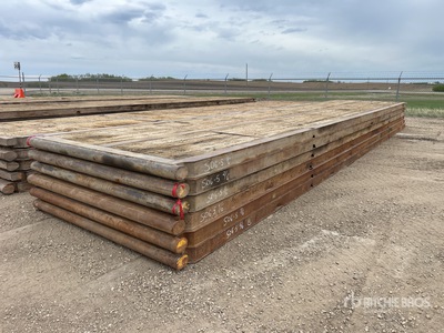 Quantity of (6) 8 Ft X 40 Ft Rig Mats