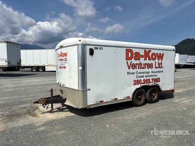 2007 H&H Trailer TC162 20 ft T/A Enclosed Trailer