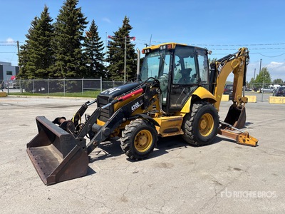 2007 Cat 420E 4x4 Graaflaadmachine