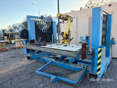 Quantity of (2) Skid-Mounted Robotic Arm Electric Welder