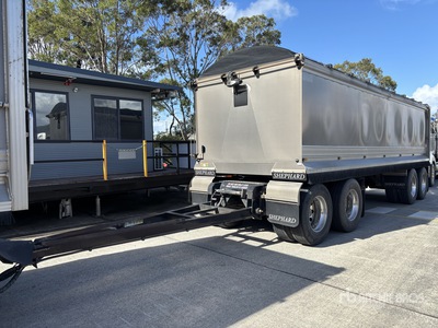 2018 Shephard Quad Dog End Dump Trailer