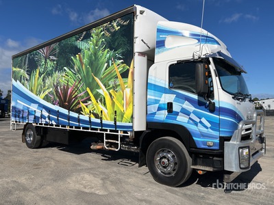2012 Isuzu FVD 1000 4x2 Curtain Side Truck