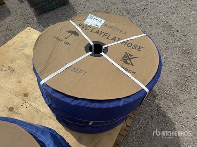 2024 Powertek 3"-300FT Qty(3) خرطوم المياه (Unused)