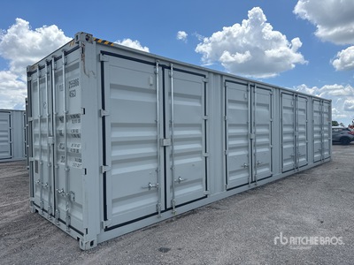2026 40 ft High Cube Multi-Door Storage Container