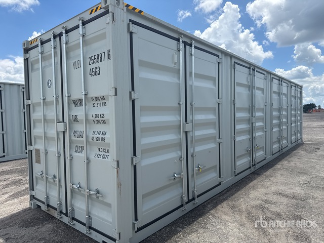 2026 40 ft High Cube Multi-Door Storage Container