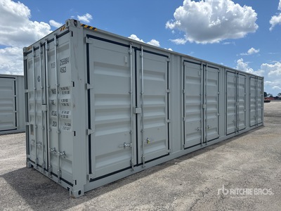 2026 40 ft High Cube Multi-Door Storage Container