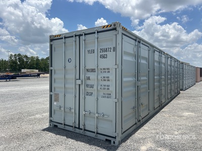 2026 40 ft High Cube Multi-Door Contenedor de almacenamiento