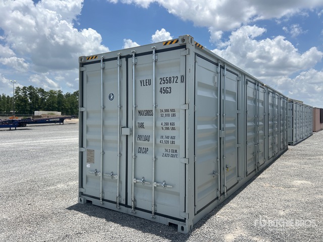 2026 40 ft High Cube Multi-Door Storage Container
