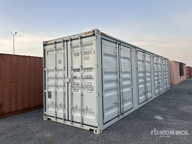 2026 40 ft High Cube Multi-Door Storage Container
