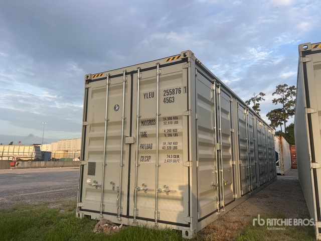 2026 40 ft High Cube Multi-Door Storage Container