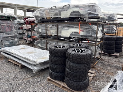 2026 Quantity of (3) HQ100 Electric Golf Cart (Unused)