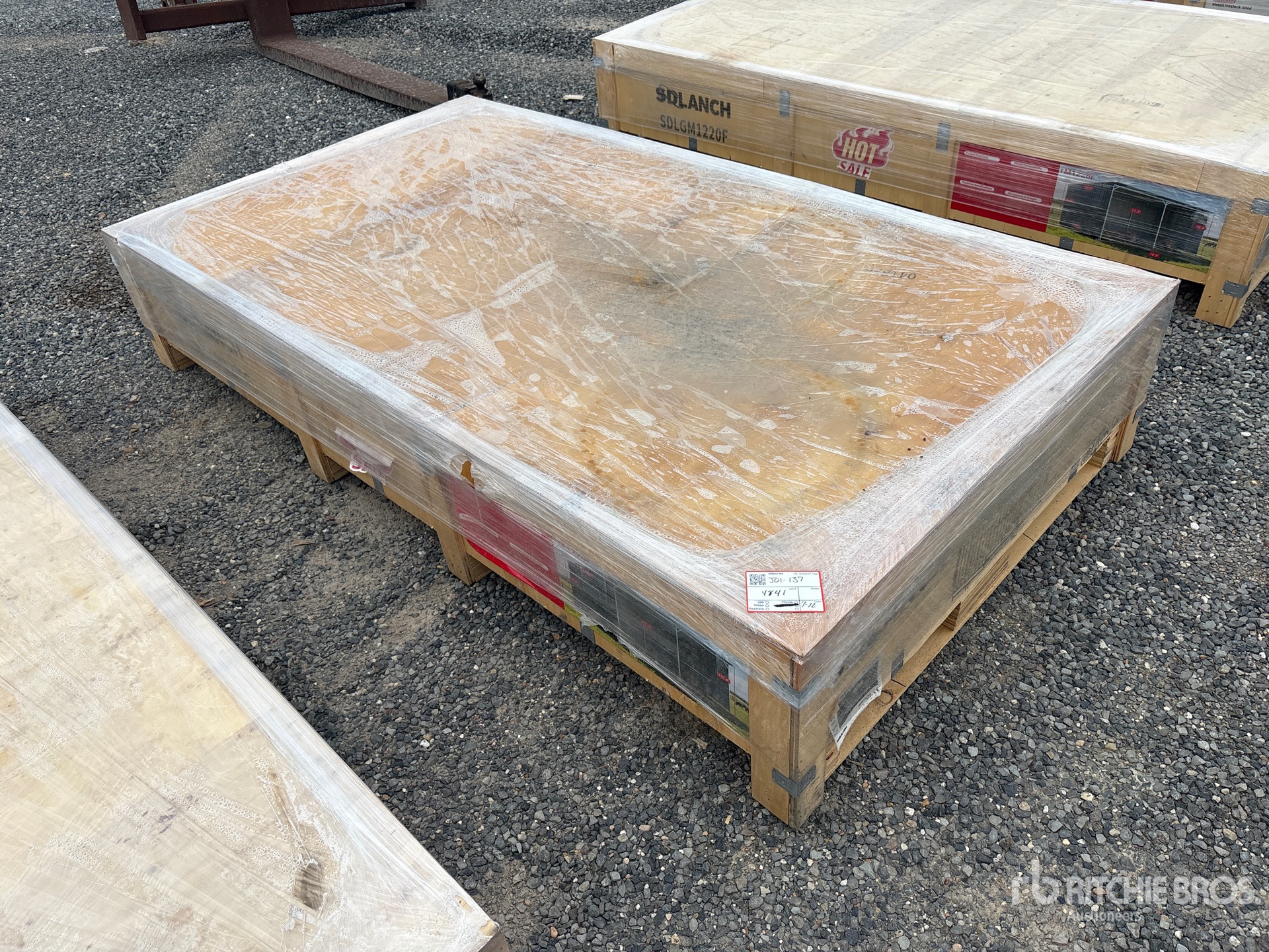 2026 SDLGM1220F 12 ft x 20 ft Galvanized Metal Livestock Shelter (Unused)
