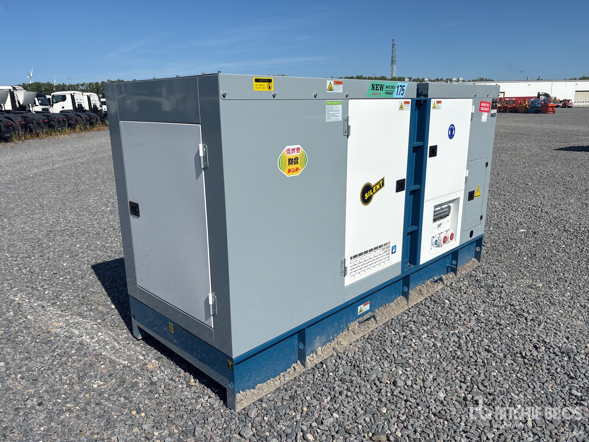 2026 Ashita AG3-175 175KVA 3 Phase 50Hz, 6R805-132D (132kw) diesel engine Generator Set (Unused)