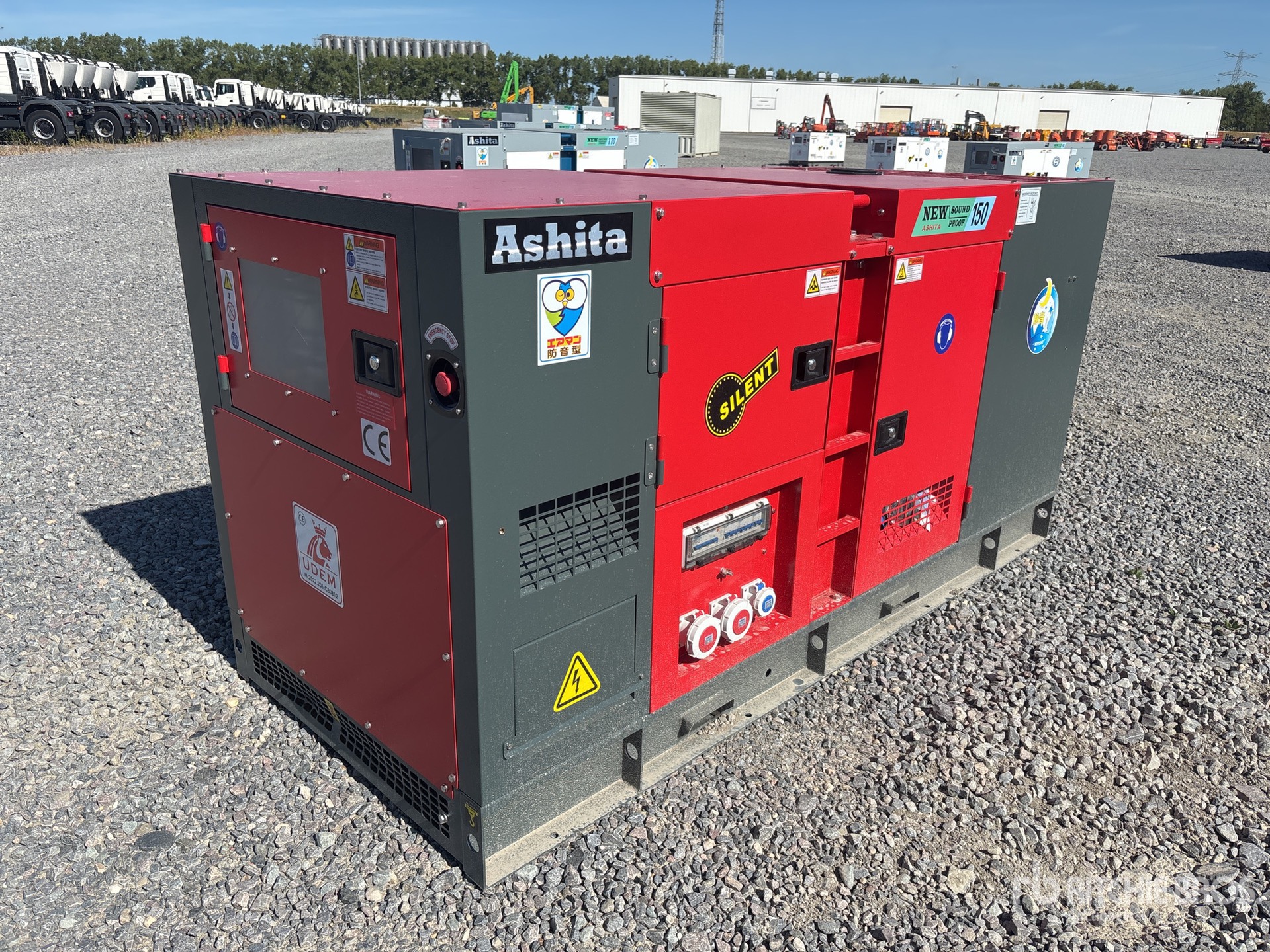 2026 Ashita AG3-150 150KVA 3 Phase 50Hz, R6105AZLD (110kw) diesel engine Generator Set (Unused)
