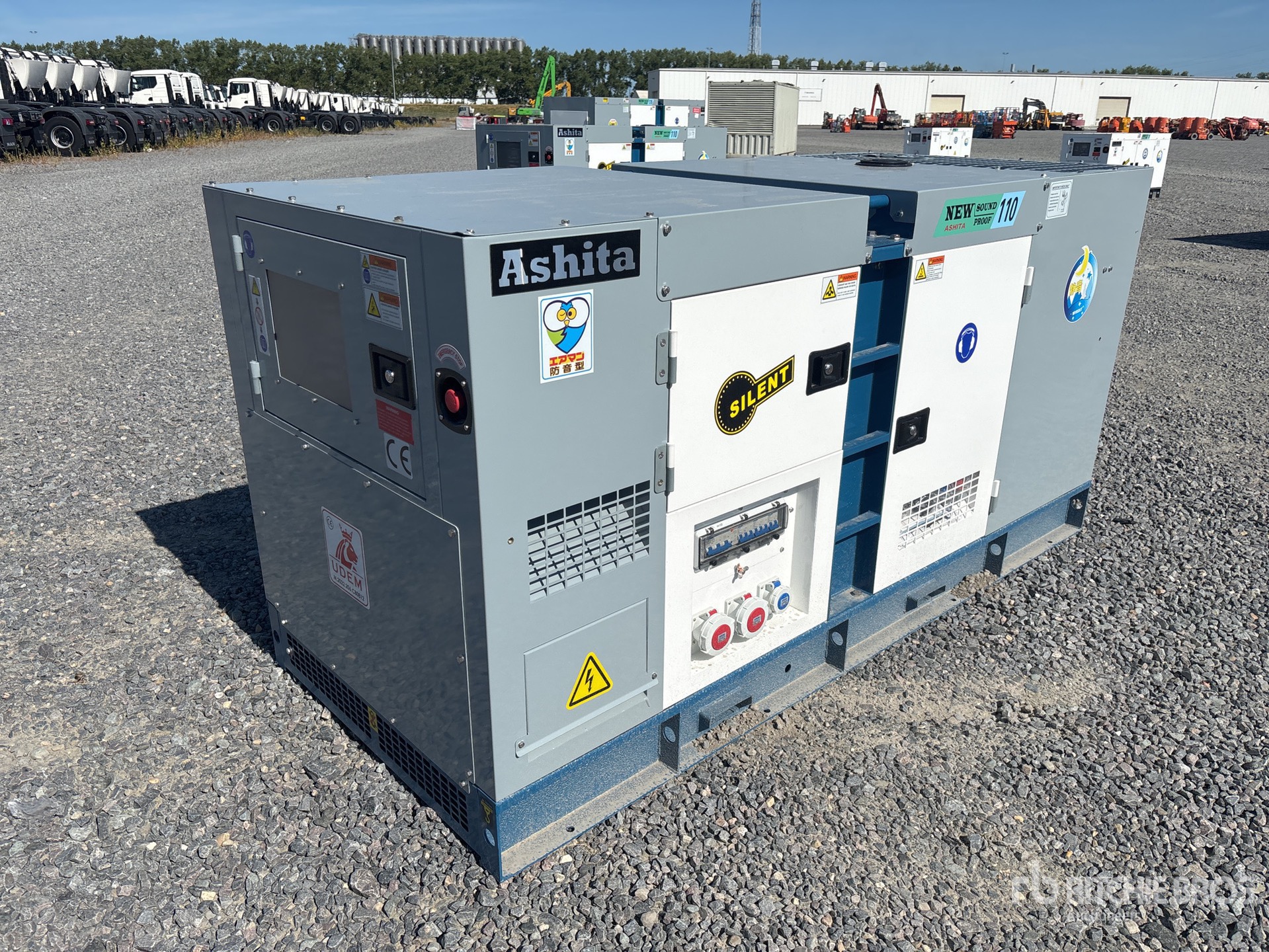 2026 Ashita AG3-110 110KVA 3 Phase 50Hz, 6RT55-88D (88kw) diesel engine Generator Set (Unused)