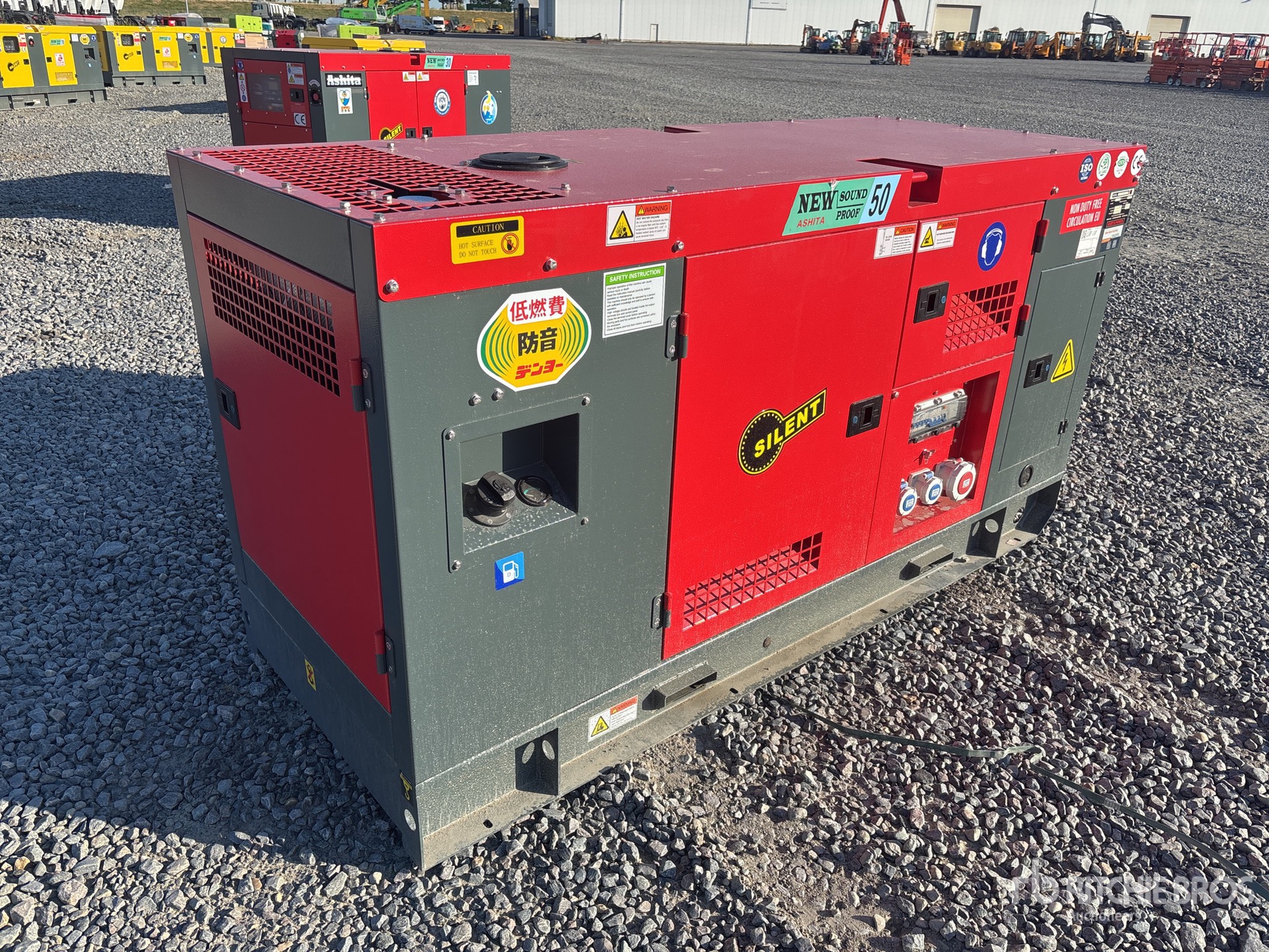 2026 Ashita AG3-50 Skid-Mounted Generator Set (Unused)